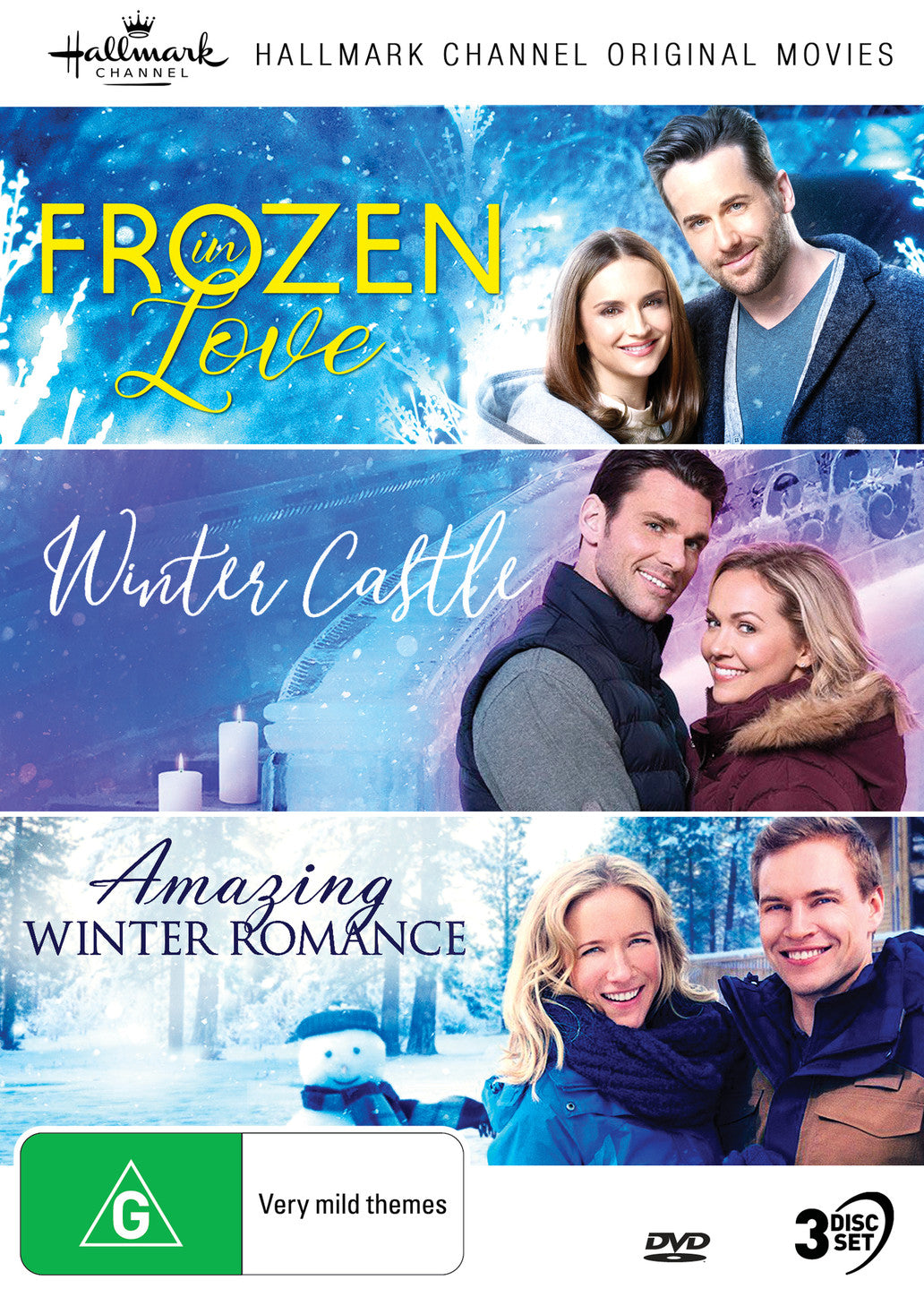 HALLMARK COLLECTION 7 FROZEN IN LOVE / WINTER CASTLE / AMAZING WINTER