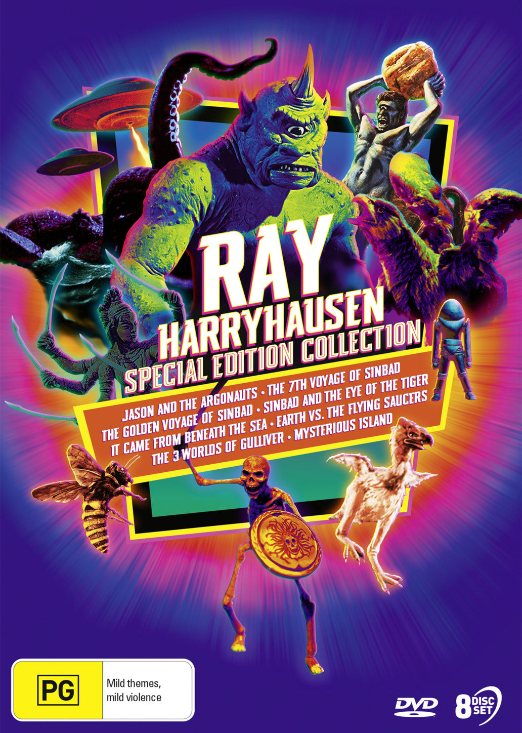 エクスプラスRay Harryhausen FILM LIBRARY 7個セット RAY HARRYHAUSEN: SPECIAL EDITION COLLECTION - DVD – Madman