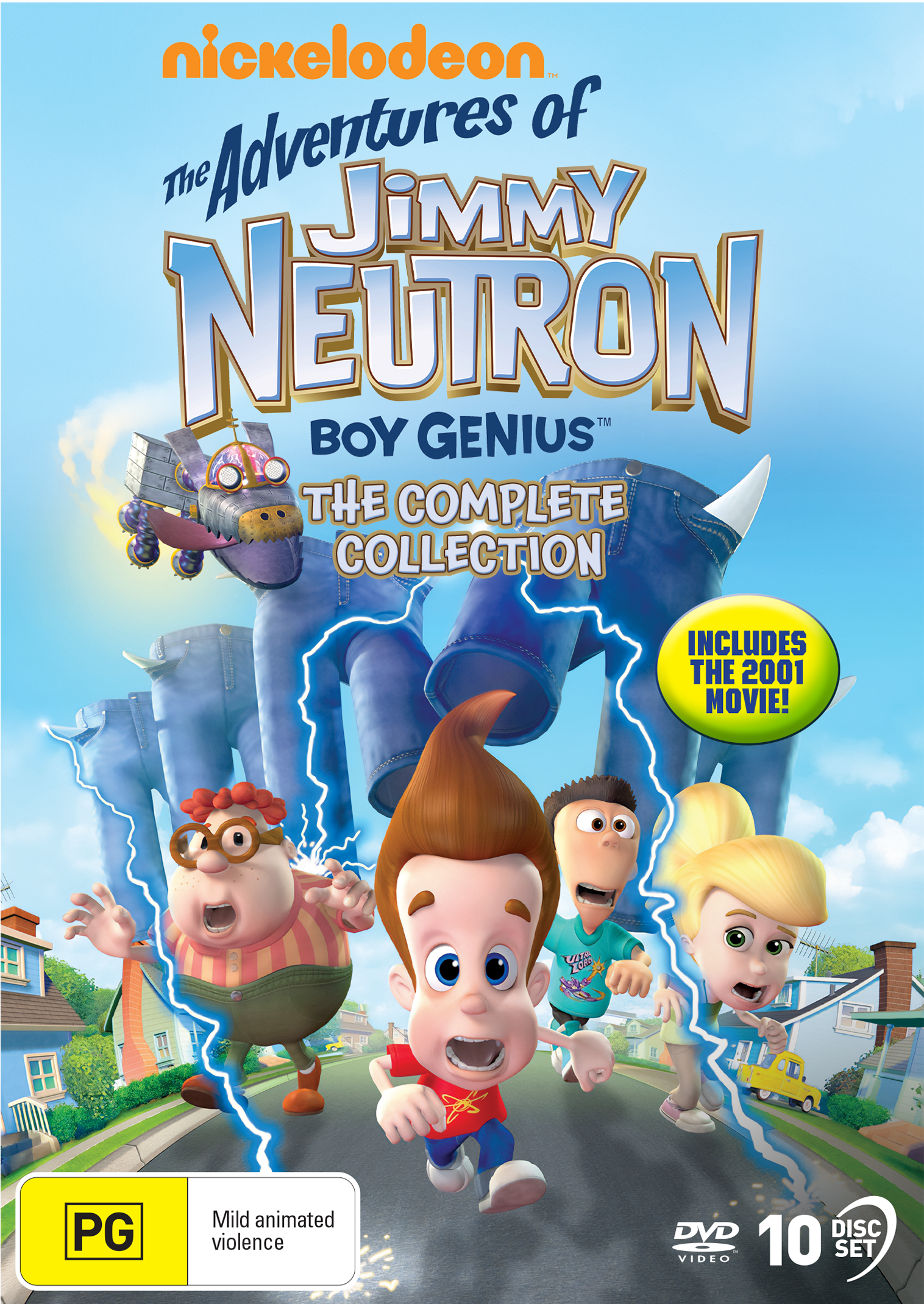 JIMMY NEUTRON BOY GENIUS: THE COMPLETE FILM TV COLLECTION DVD