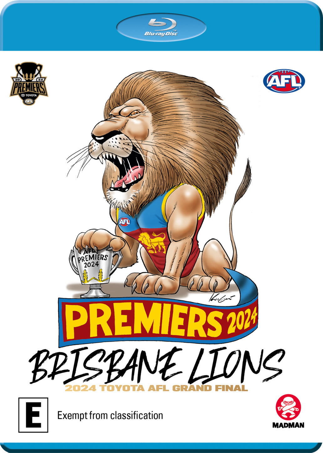 2024 TOYOTA AFL GRAND FINAL PREMIERS - BRISBANE LIONS (Blu-Ray)