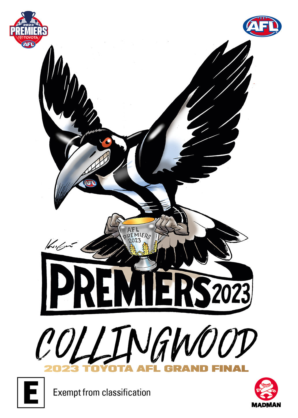 AFL PREMIERS 2023 - COLLINGWOOD MAGPIES