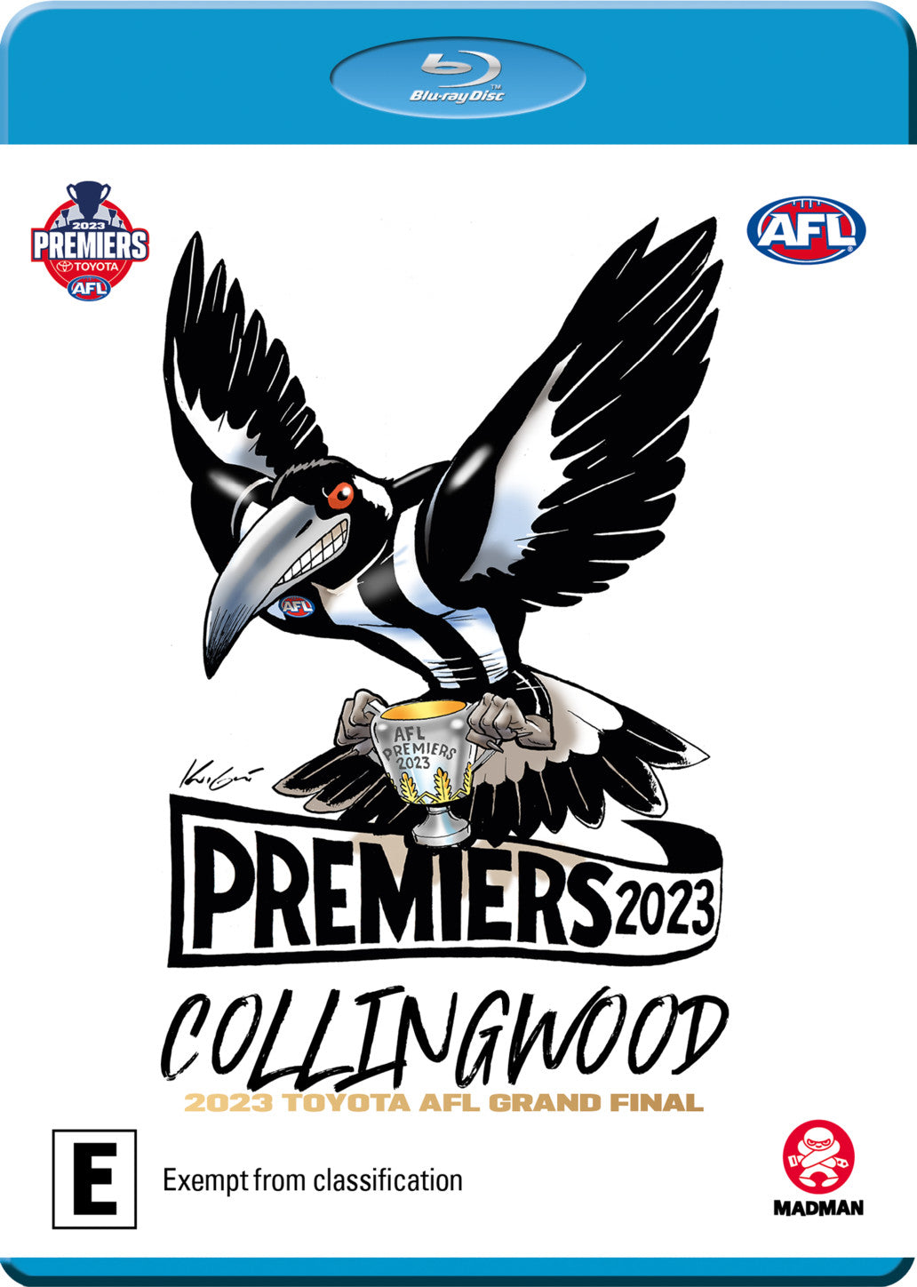 AFL PREMIERS 2023 - COLLINGWOOD MAGPIES (BLU-RAY)