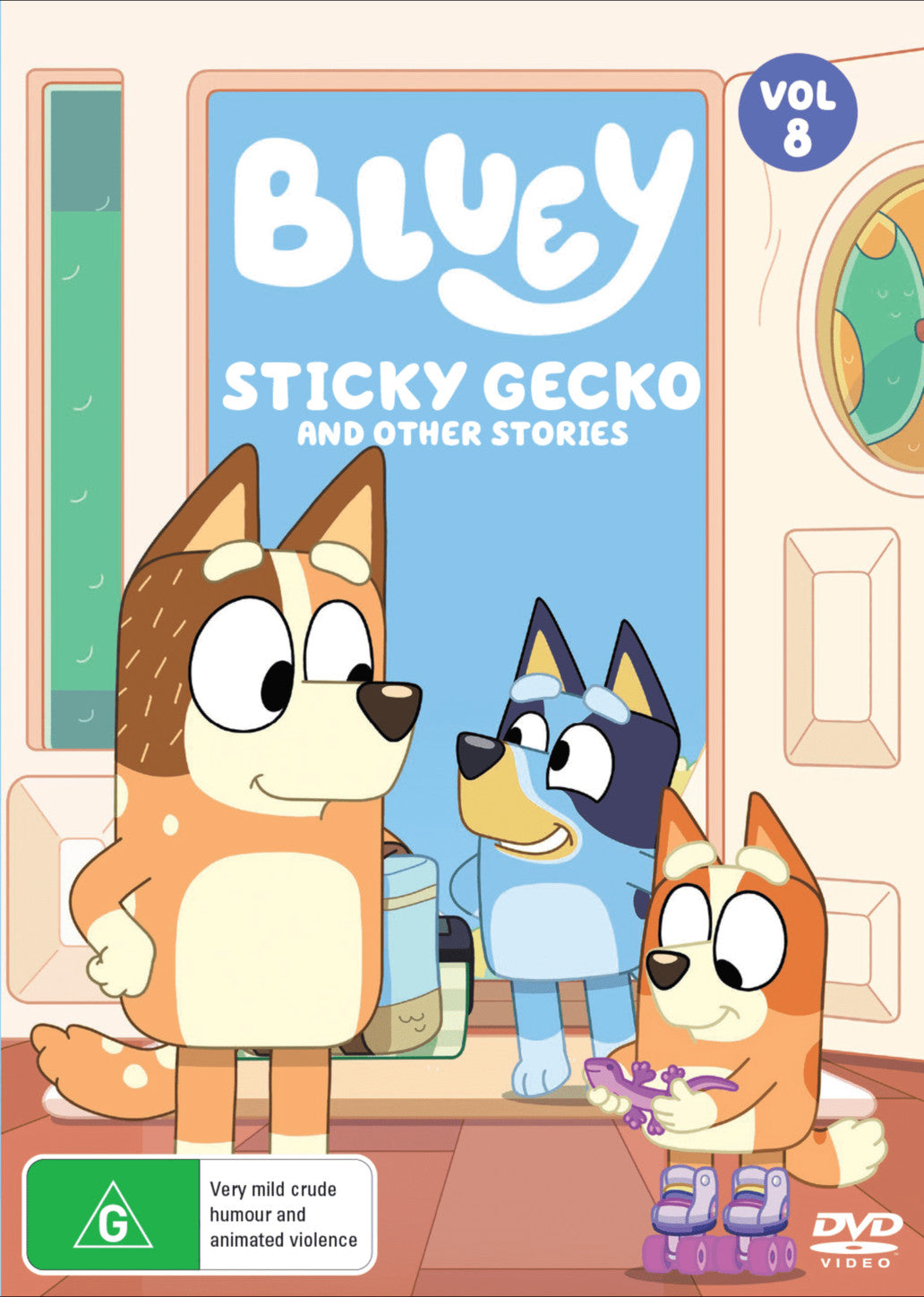 BLUEY: STICKY GECKO & OTHER STORIES (VOL 8) - PLEASE USE BBC0044