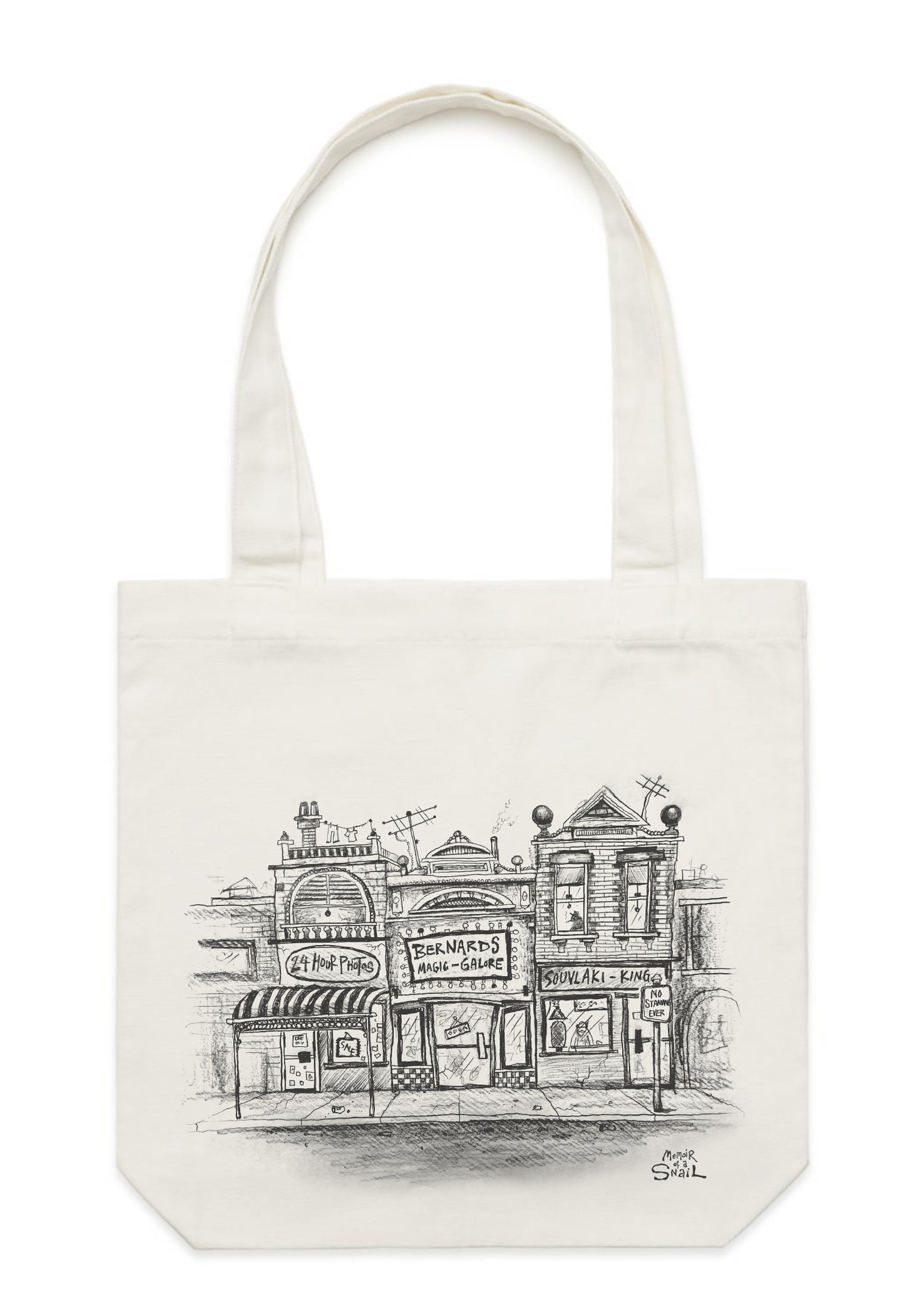BERNARDS MAGIC-GALORE - MEMOIR OF A SNAIL TOTE BAG