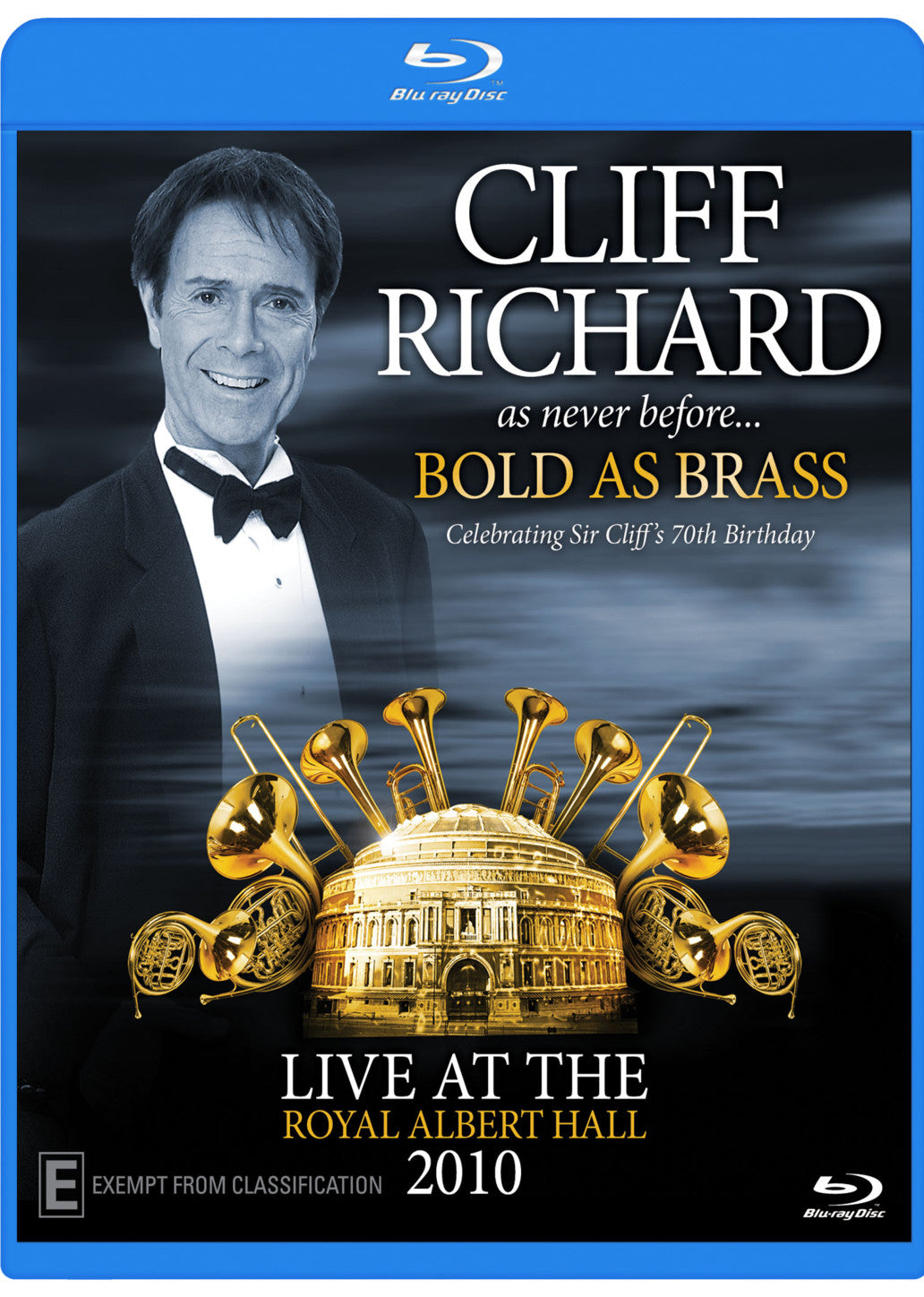 CLIFF RICHARD BOLD AS BRASS LIVE IN LONDON 2010 (BLU RAY)