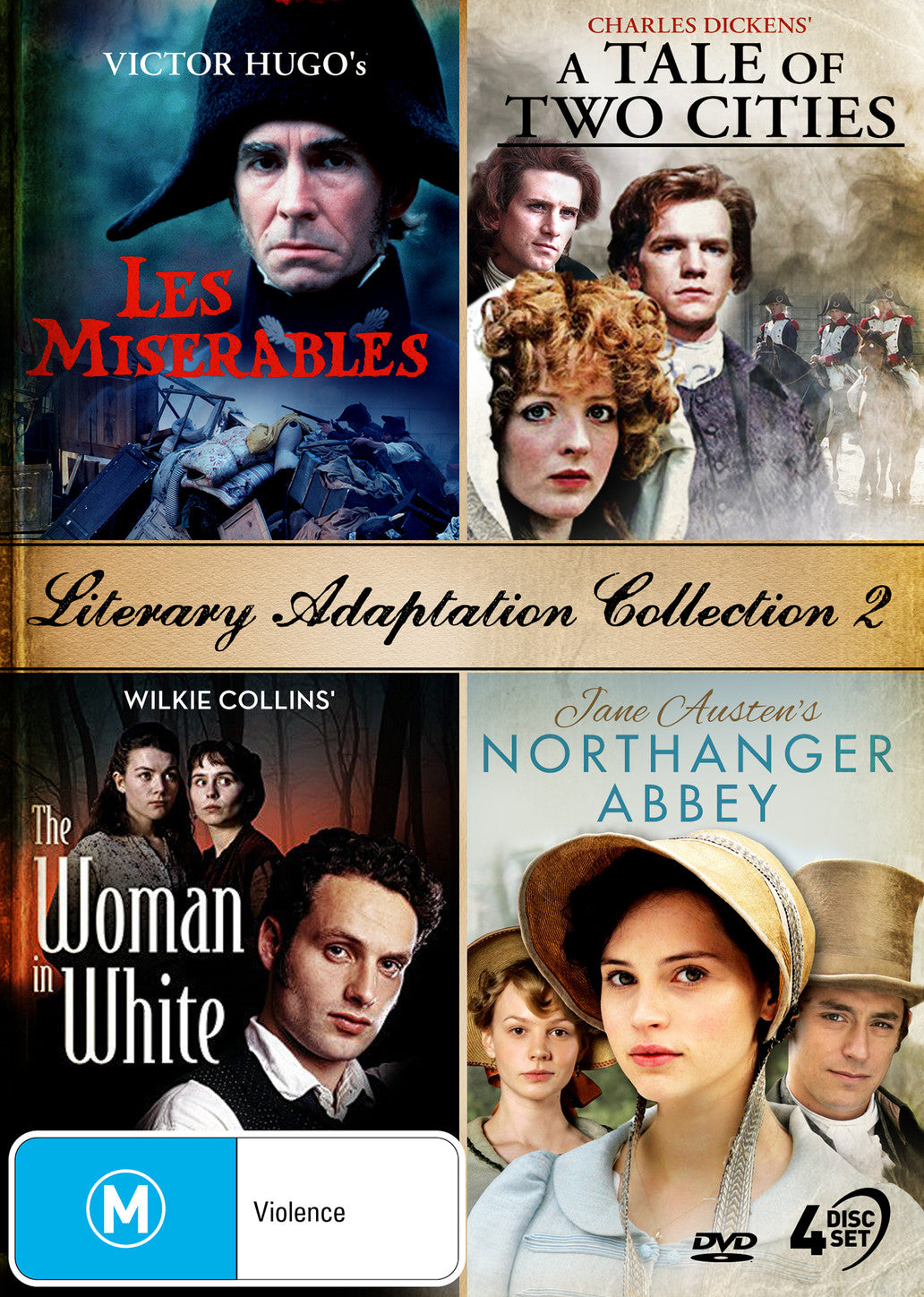 LITERARY ADAPTATION COLLECTION 2 - A TALES OF TWO CITIES, LES MISERABLES, THE WOMAN IN WHITE, NORTHANGER ABBEY