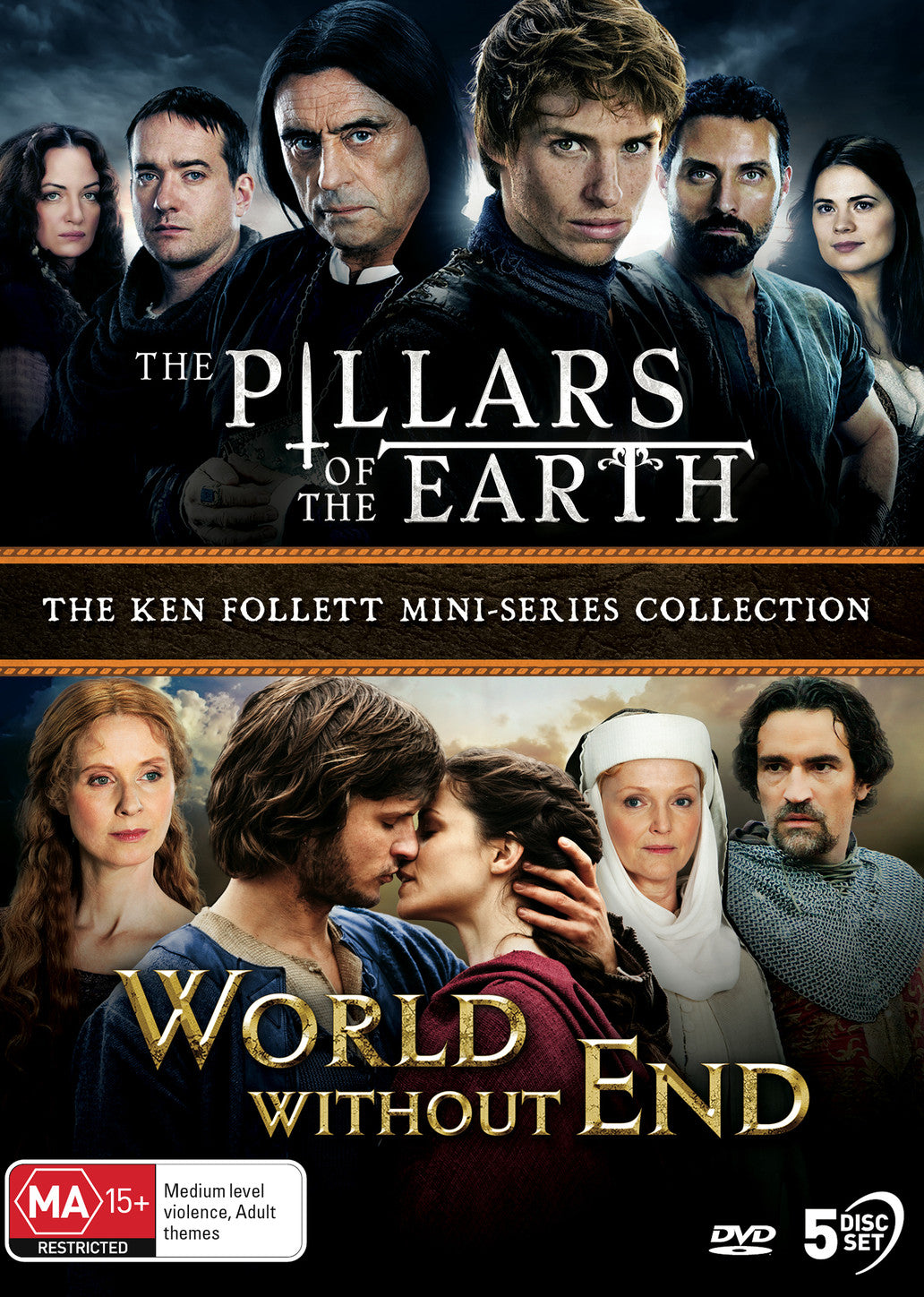 THE KEN FOLLET MINI-SERIES COLLECTION: THE PILLARS OF THE EARTH / WORLD WITHOUT END  - DVD