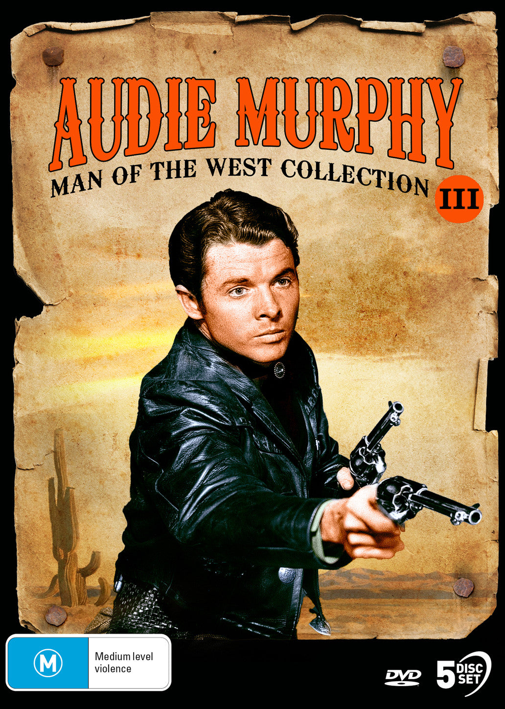 AUDIE MURPHY MAN OF THE WEST COLLECTION III (THE DUEL AT SILVER CREEK (1952) / GUNSMOKE (1953) / COLUMN SOUTH (1953) / DRUMS ACROSS THE RIVER (1954) / BULLET FOR A BADMAN (1964))
