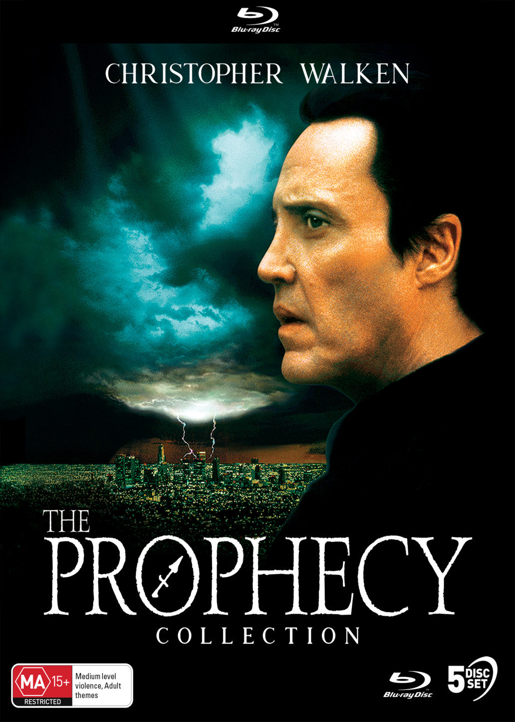 THE PROPHECY COLLECTION - LIMITED EDITION (LENTICULAR COVER / HARD SLIPCASE) BLU-RAY (THE PROPHECY, THE PROPHECY II, THE PROPHECY III: THE ASCENT, THE PROPHECY IV: THE UPRISING, THE PROPHECY V: FORSAKEN)