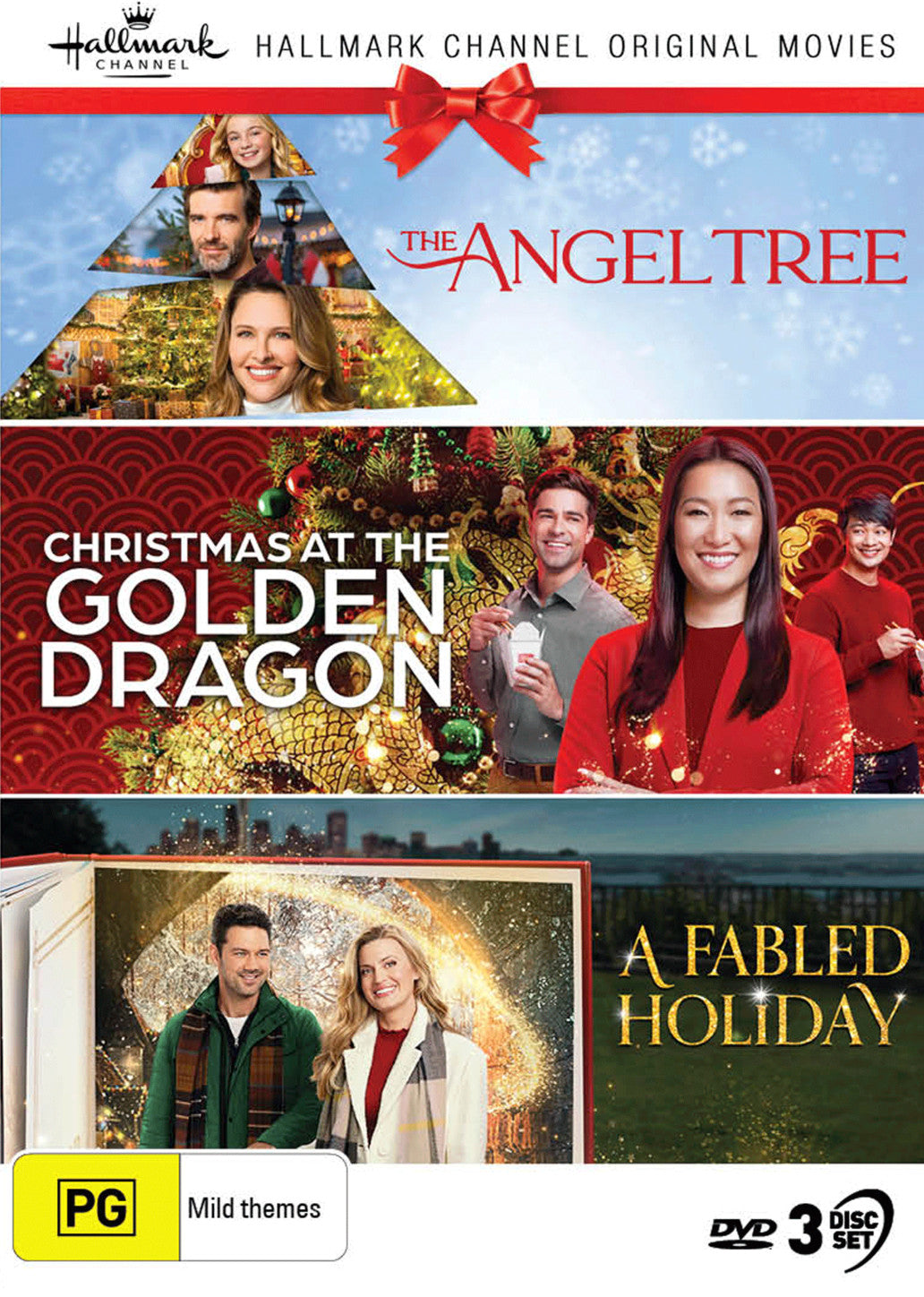 HALLMARK CHRISTMAS COLLECTION 33 (THE ANGEL TREE / CHRISTMAS AT THE GOLDEN DRAGON / A FABLED HOLIDAY)