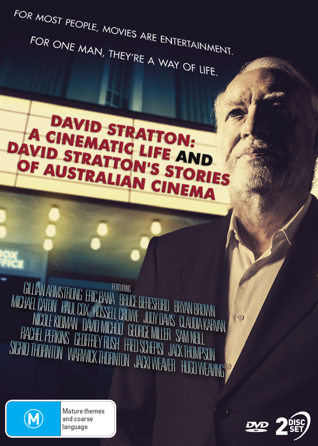 DAVID STRATTON: A CINEMATIC LIFE & DAVID STRATTON'S STORIES OF AUSTRALIAN CINEMA