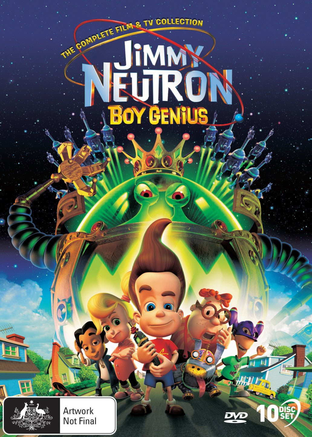 JIMMY NEUTRON BOY GENIUS: THE COMPLETE FILM & TV COLLECTION - DVD