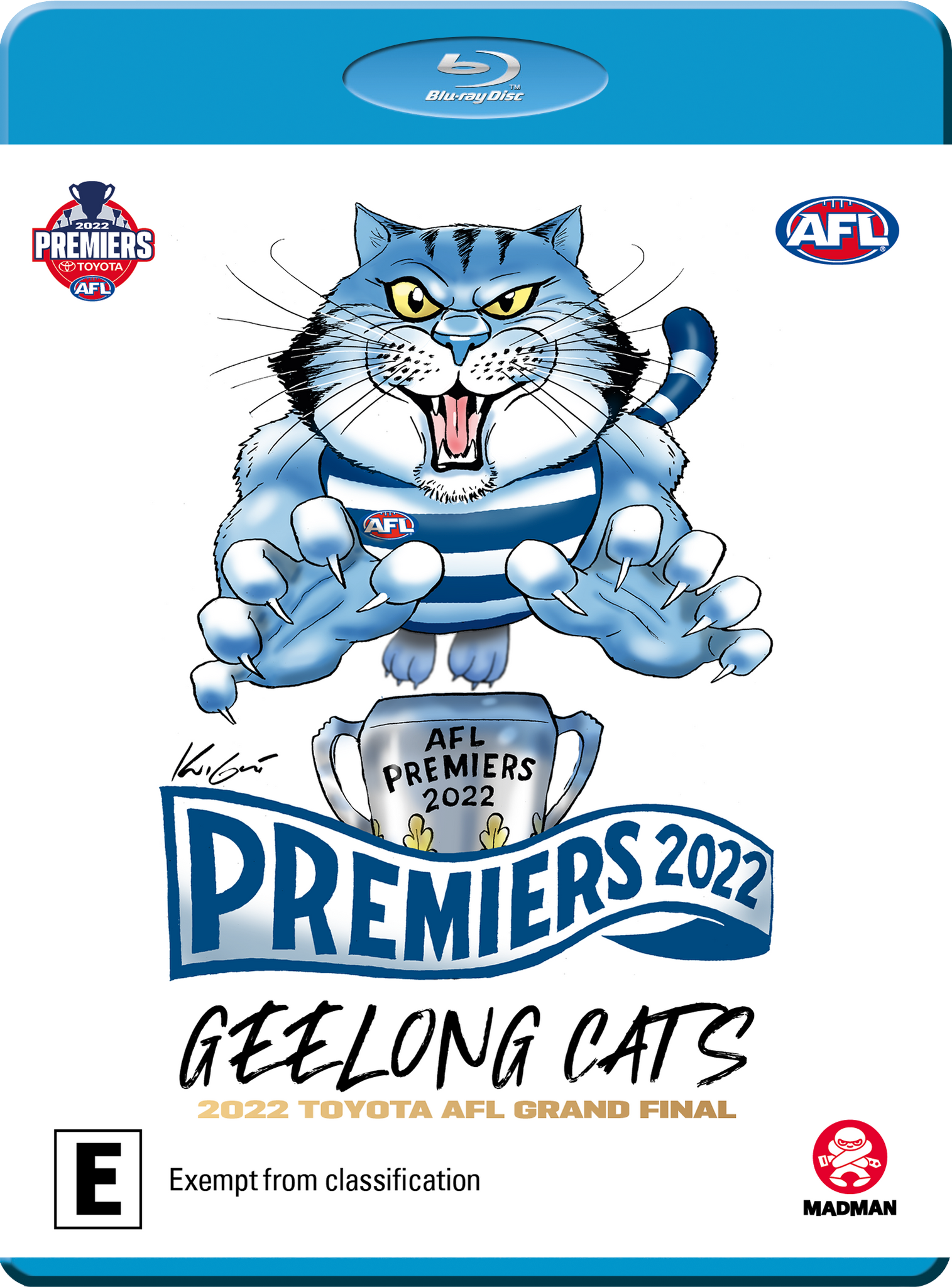 AFL PREMIERS 2022 GEELONG CATS - BLU-RAY