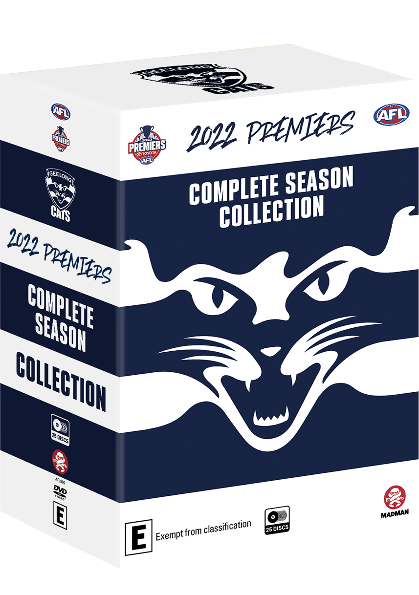 2022 TOYOTA AFL PREMIERS GEELONG CATS SEASON COLLECTION