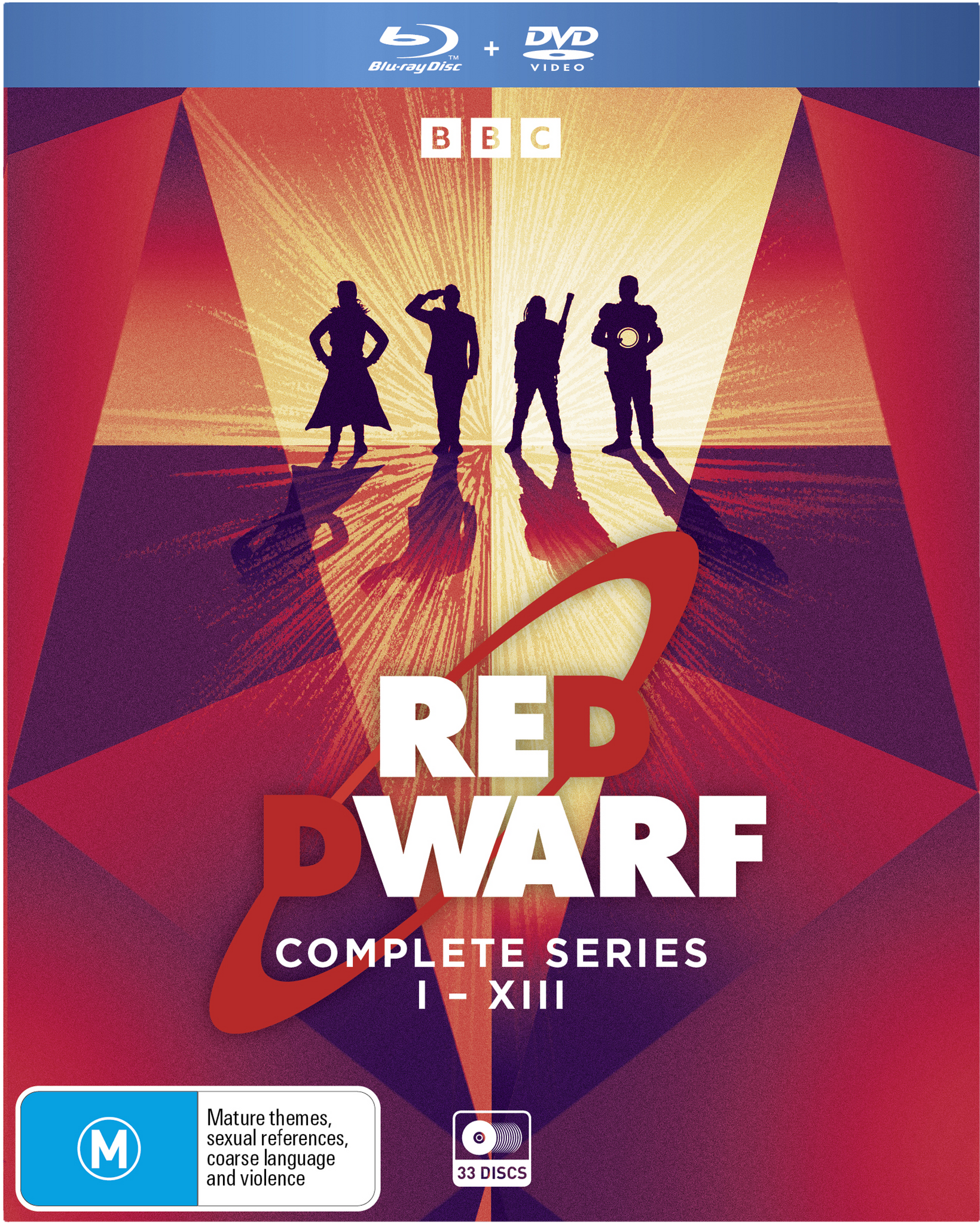 RED DWARF: COMPLETE SERIES I - XIII (BLU-RAY + DVD)