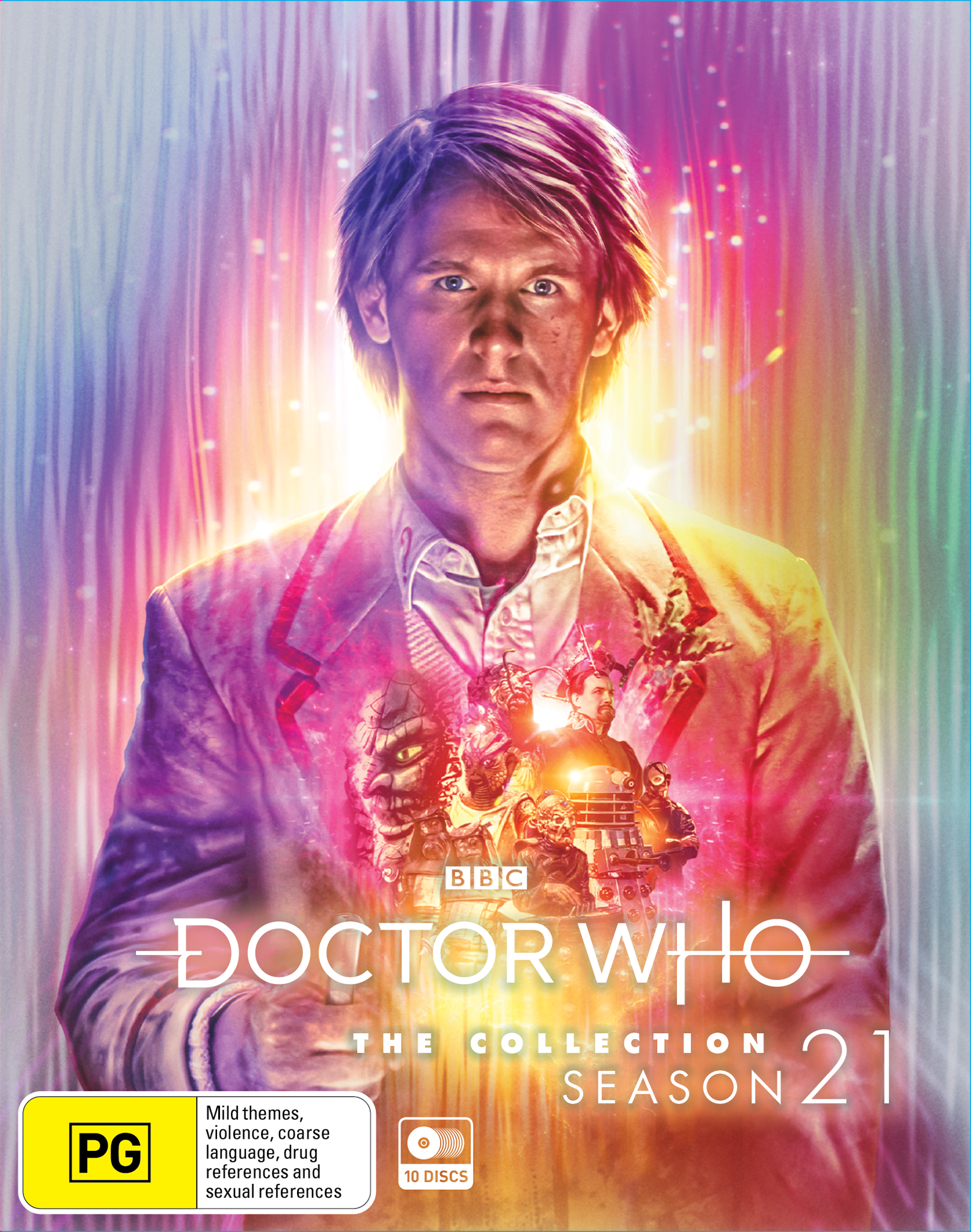 DOCTOR WHO: THE COLLECTION SEASON 21 (BLU-RAY) (LIMITED EDITION PACKAG ...