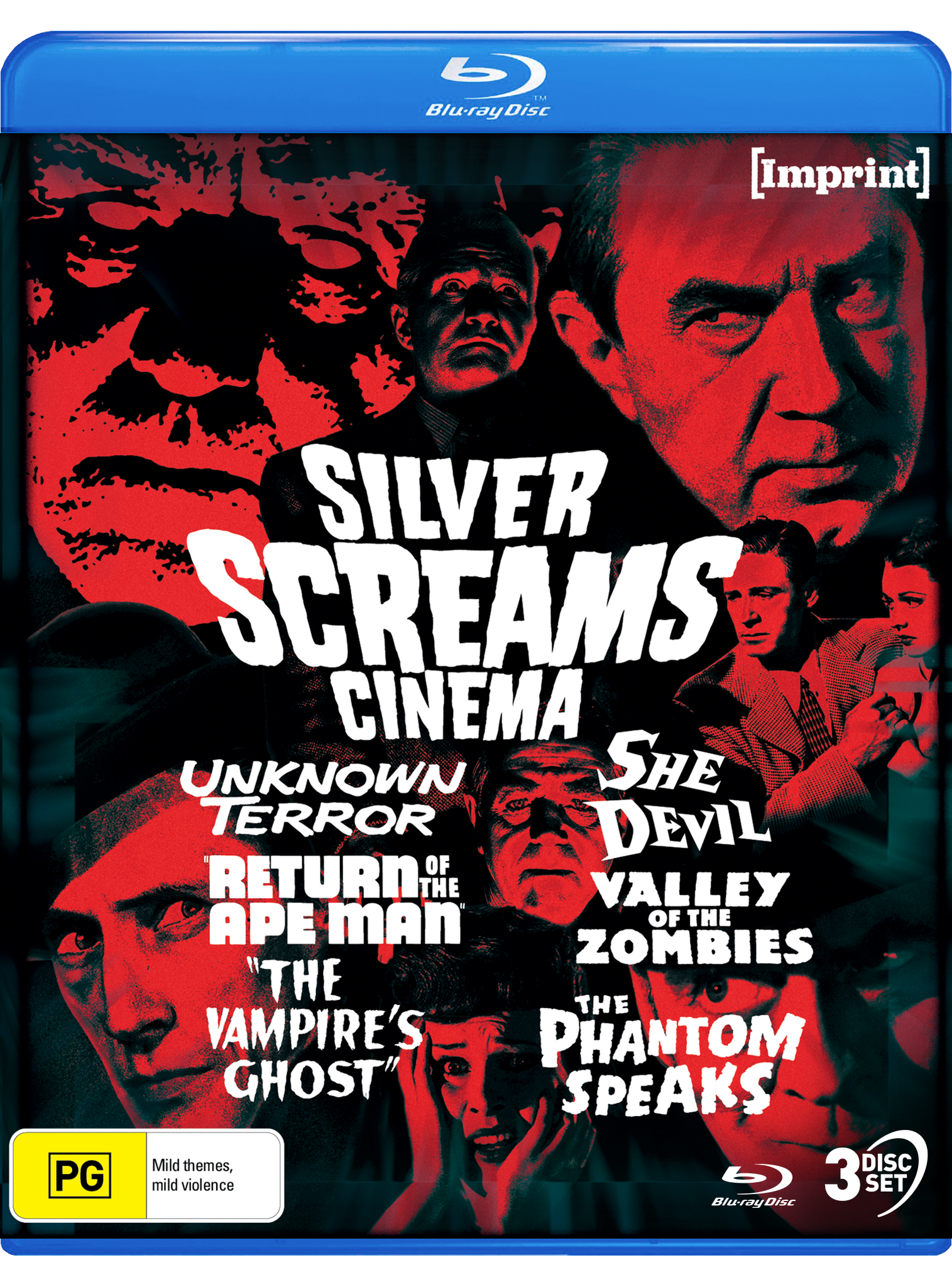 SILVER SCREAMS CINEMA (IMPRINT STANDARD EDITION) - BLU-RAY