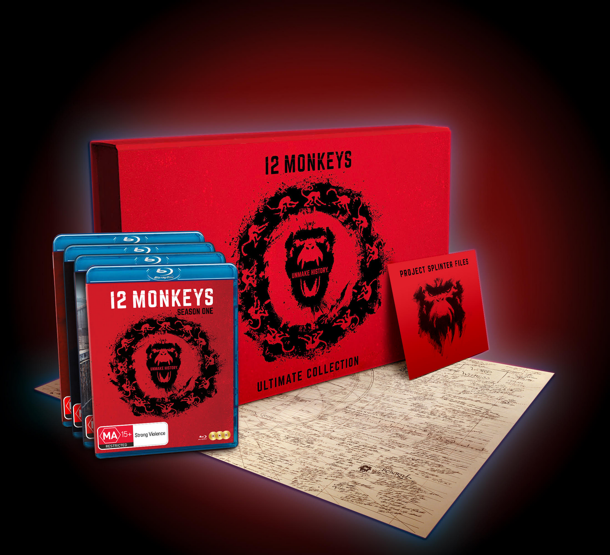 THE COMPLETE 12 MONKEYS - SUPER DELUXE EDITION BLU RAY