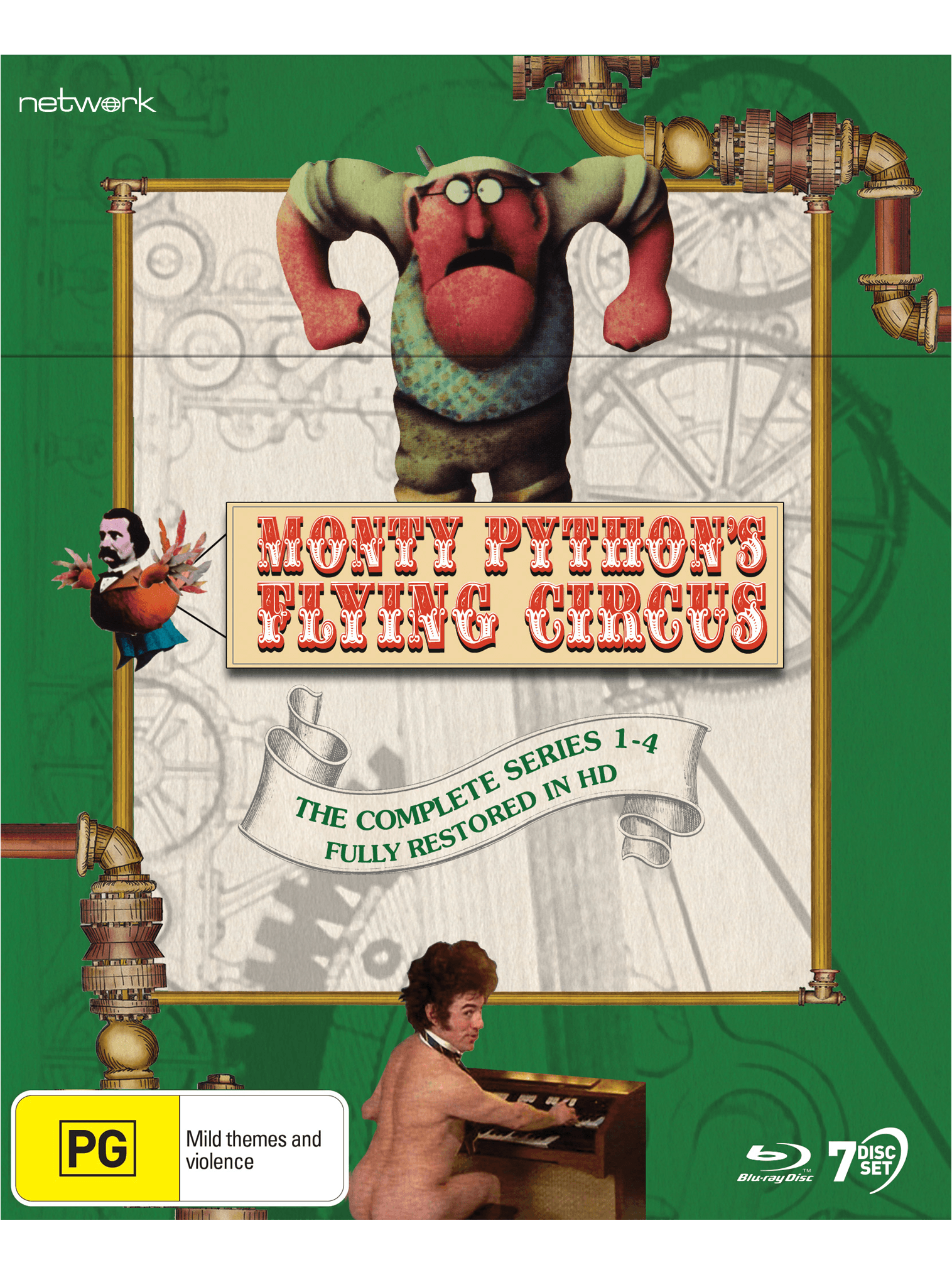 MONTY PYTHON'S FLYING CIRCUS: THE COMPLETE SERIES BLU RAY (RESTORED ...