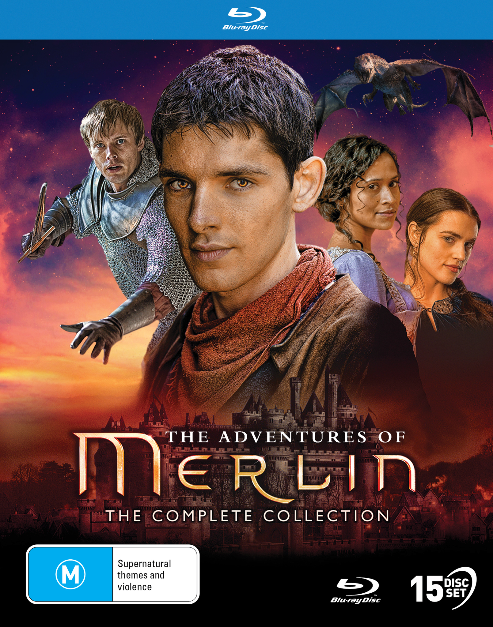 THE ADVENTURES OF MERLIN: THE COMPLETE COLLECTION BLU RAY – Madman