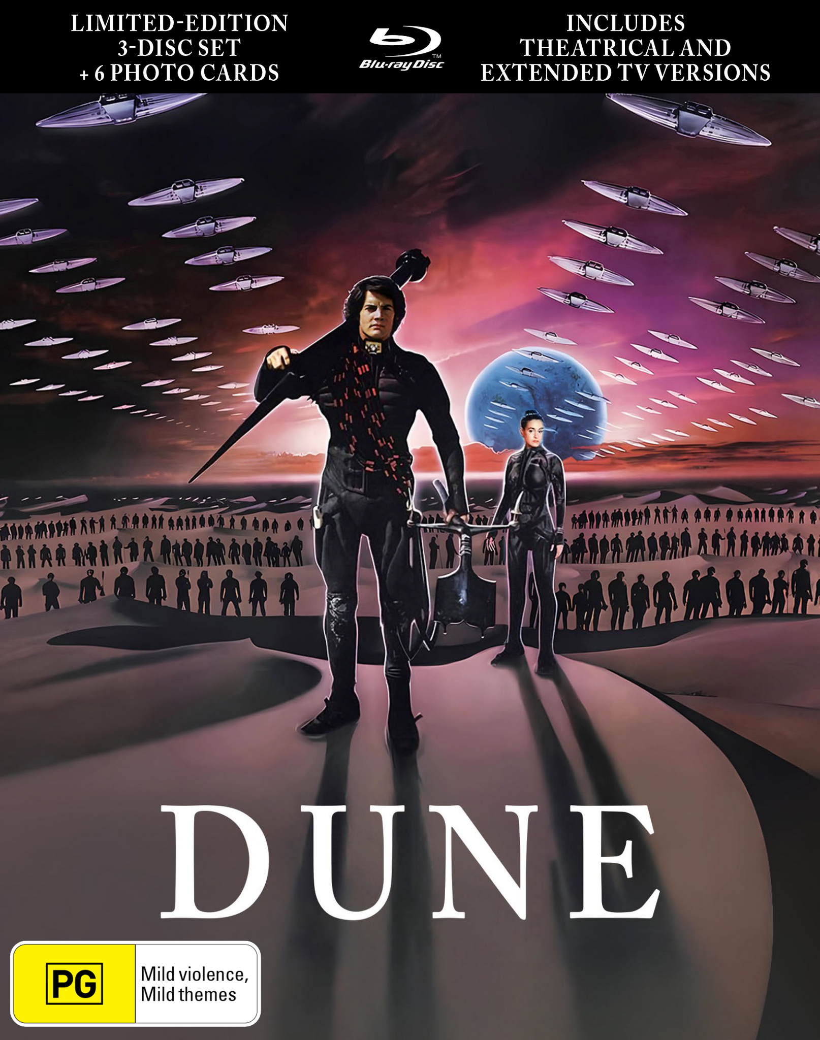 DUNE (1984) - LIMITED EDITION BLU-RAY (LENTICULAR HARDCOVER + PHOTO CARDS)