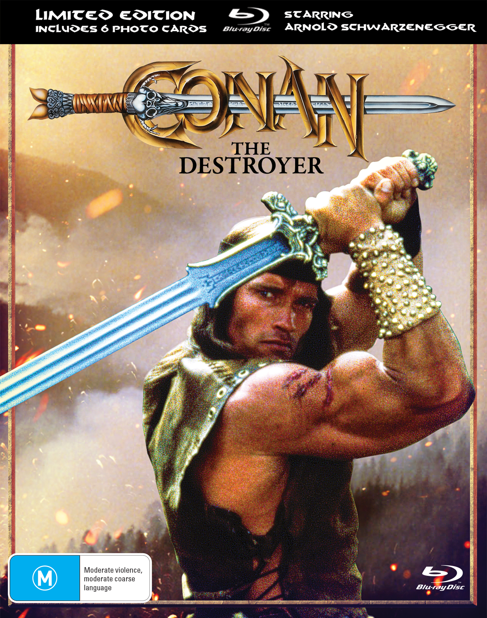 CONAN THE DESTROYER - LIMITED EDITION BLU-RAY (LENTICULAR HARDCOVER + PHOTO CARDS)