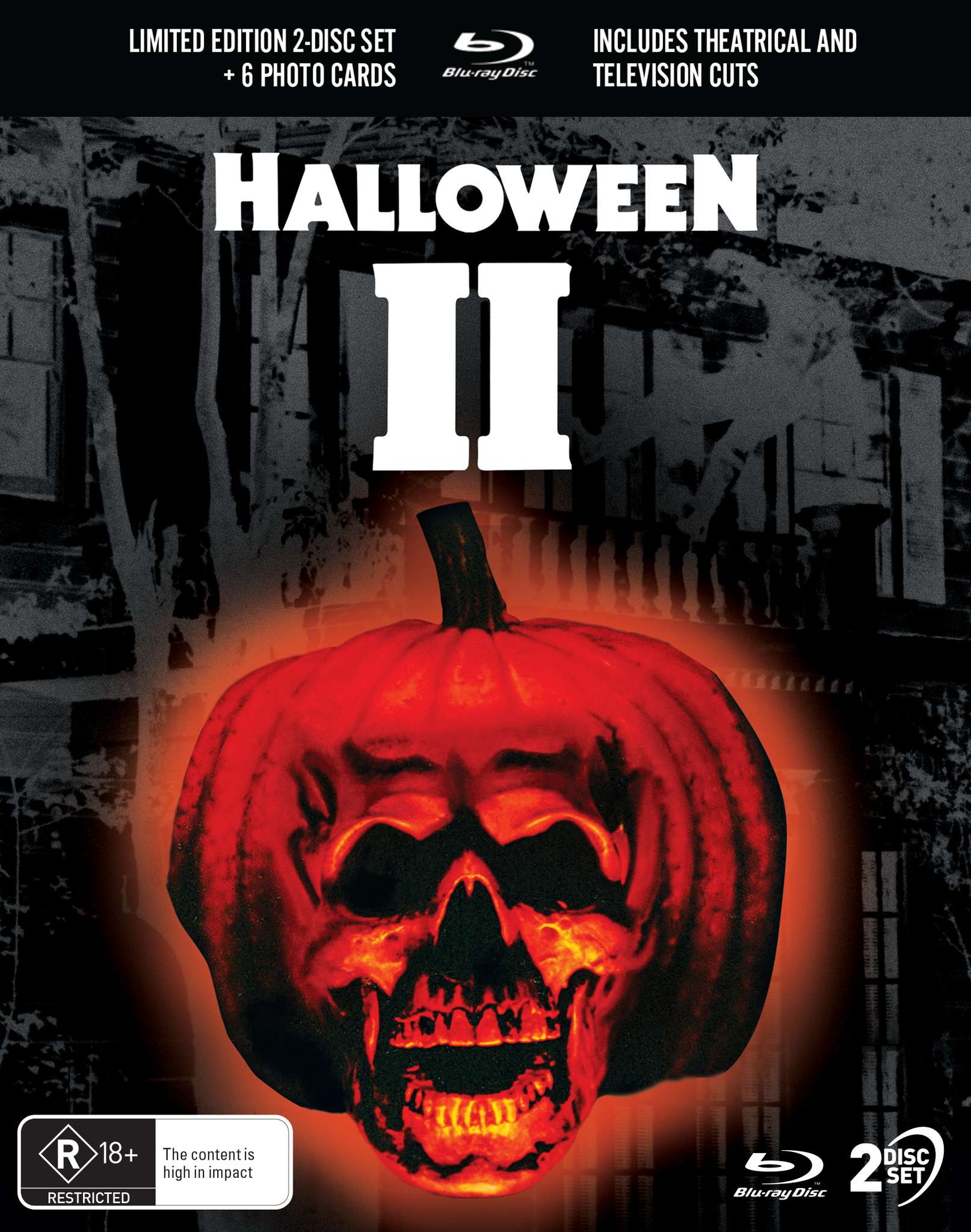 HALLOWEEN II - LIMITED EDITION BLU-RAY (LENTICULAR HARDCOVER + PHOTO CARDS)