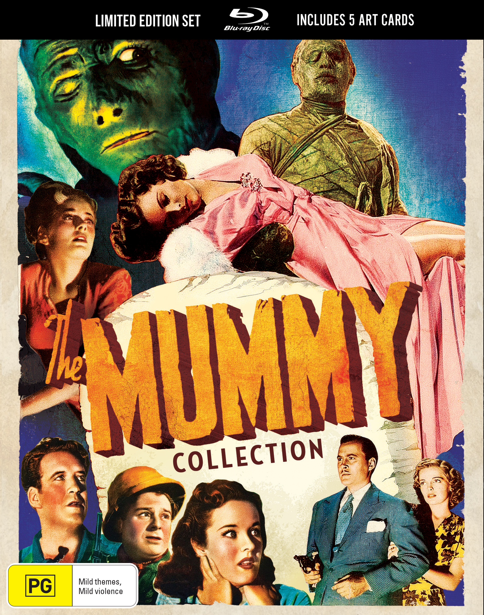 THE MUMMY COLLECTION - LIMITED EDITION BLU-RAY (LENTICULAR HARDCOVER + ART CARDS)