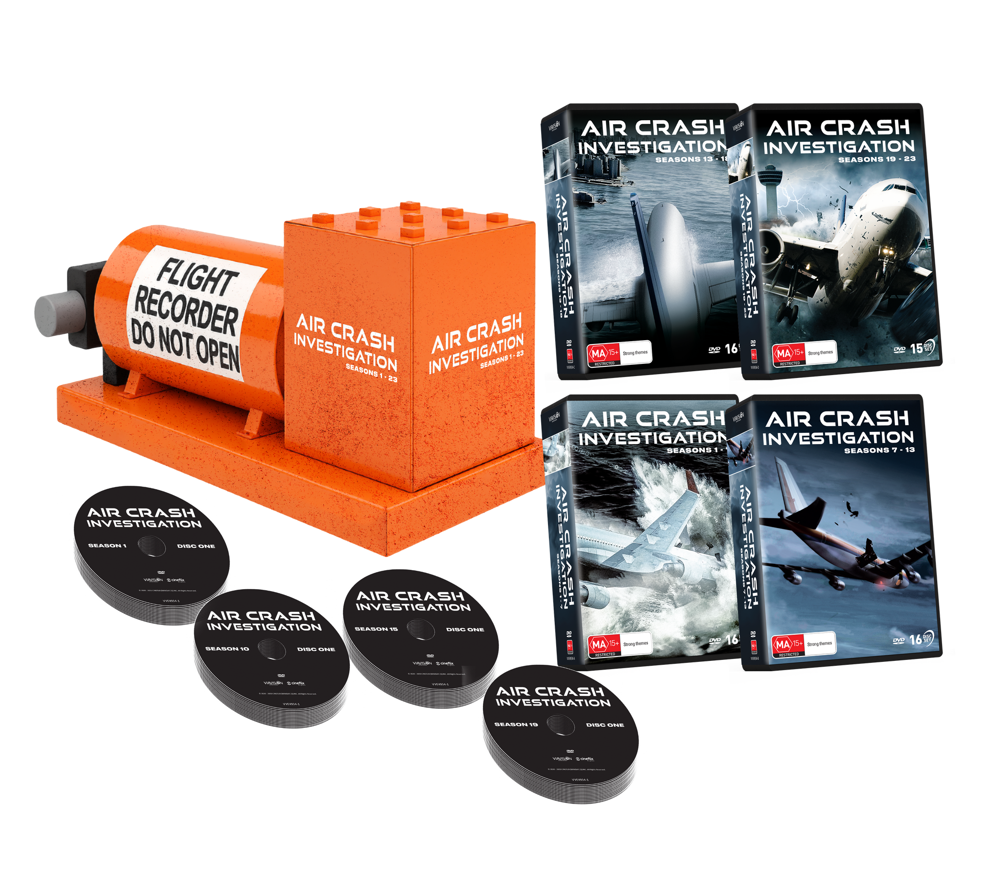 AIR CRASH INVESTIGATION: SEASONS 1 - 23 - BLACK BOX REPLICA EDITION